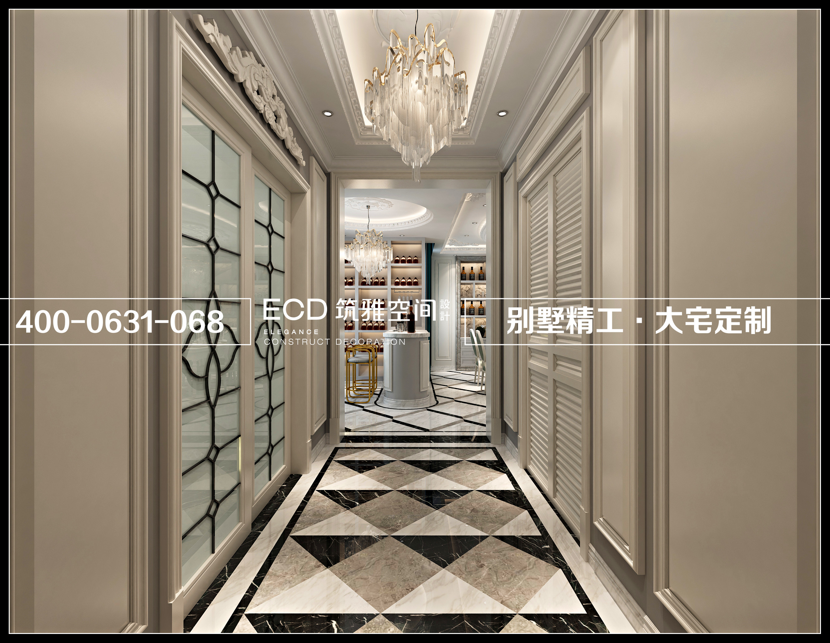 项目名称:宝源珑湾别墅 面积:438 喜欢风格:欧式风格 相关作品 住宅类:宝源珑湾别墅,威高御海园别墅,威高七彩城别墅,碧海庄园别墅,山海华府别墅,悦海湾别墅,威高乾和院别墅,威高花园,威高坤和苑…… 设计说明: 优雅、高贵、浪漫是本案的主题。天花板的雕花装饰,灯饰的选用、壁画、背景墙等一切彰显业主的品味生活。